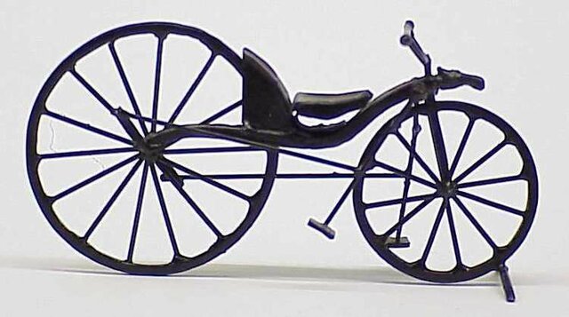 Kirkpatrick Macmillan also invents the bicycle