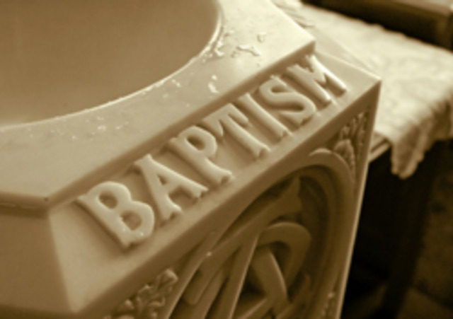 Elizabeth is baptized.