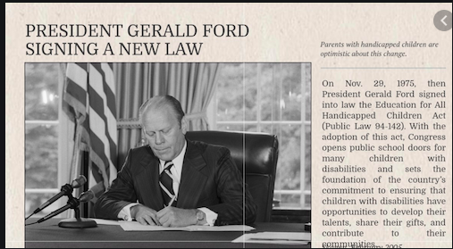 Education for all Handicapped Children Act