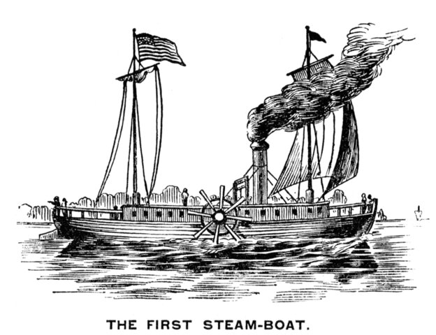 Robert Fulton Builds the First Successful Steamboat