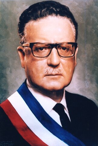 Fin del mandato de Salvador Allende Gossens