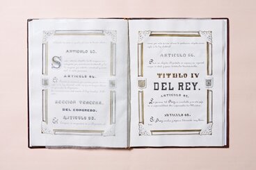 Las cortes acuerdan la constitución