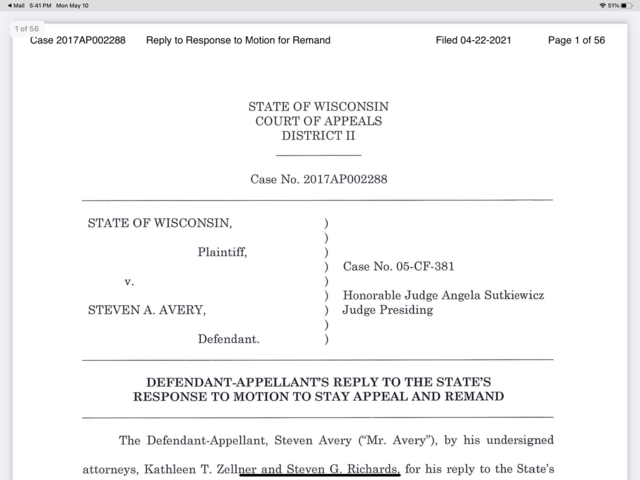 Respond to the States Response to the motion to stay and remand