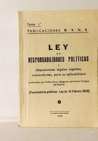 Ley de Responsabilidades políticas