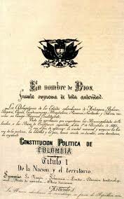 Constitución Política de Colombia 1886