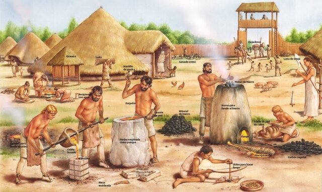 Edad, Cobre Bronce Hierro