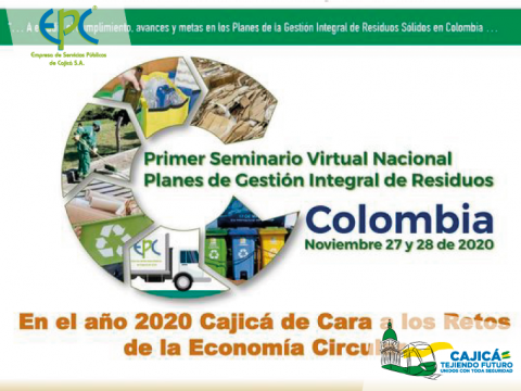 Primer Seminario Virtual Nacional de Planes de Gestión Integral de Residuos Sólidos PGIRS