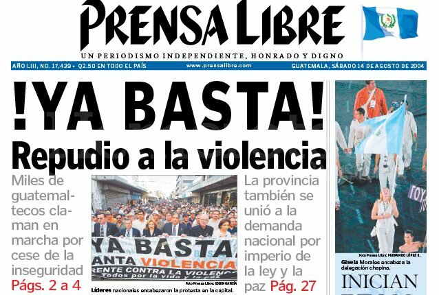 Marcha contra la violencia