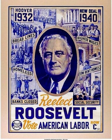 Roosevelt sale elegido presidente