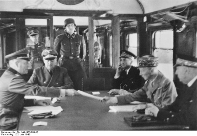Firma del armisticio franco-alemán