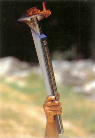 La antorcha Olinpica de Barcelona’92