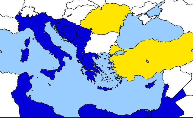 Entrata della Romania e della Turchia nella Comunità Economica Mediterranea