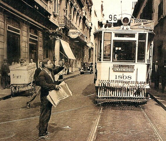 Se inaugura una linea de tranvías