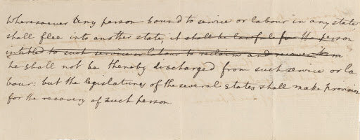 Fugitive Slave Clause