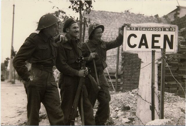 Liberation in Caen