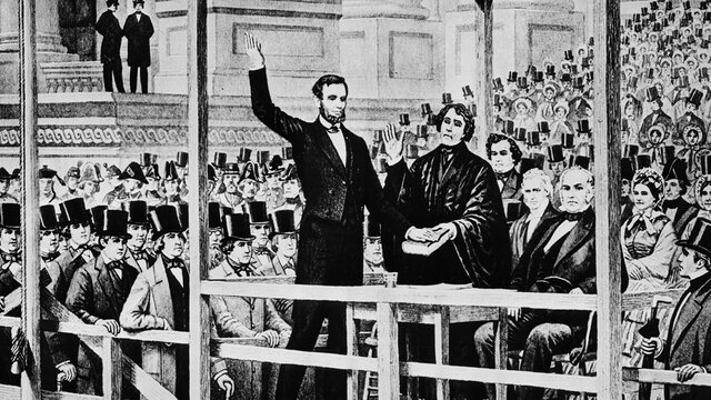 President Lincoln becomes president.