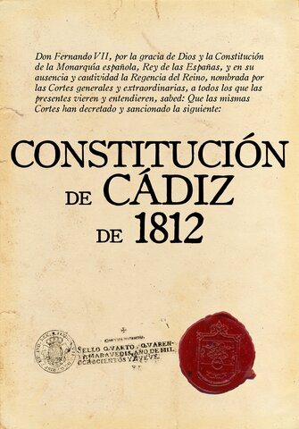 La Constitucion de 1812