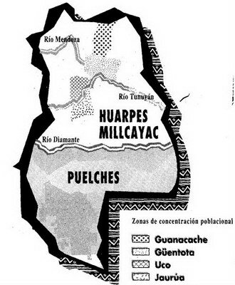 DOS GRANDES GRUPOS: HUARPES Y PUELCHES