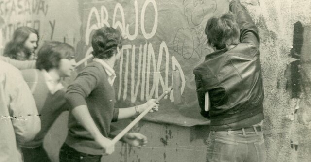 Incidentes universitarios en Madrid.