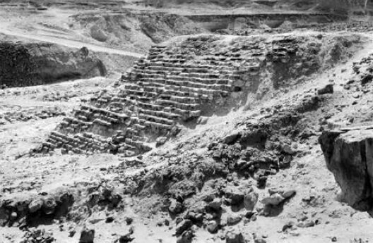 La primera presa de agua