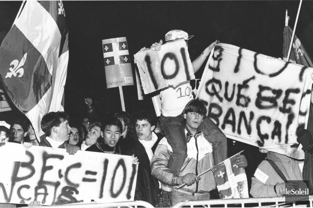 Adoption de la charte de la langue française (loi 101)