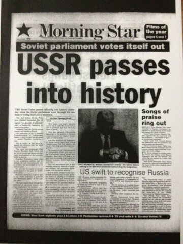 USSR Dissolved