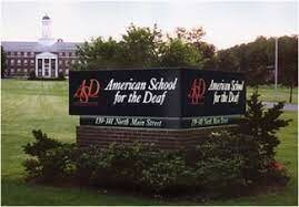 The first American school for the Deaf