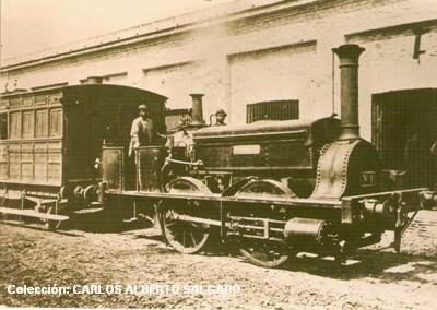 Ignaguracion del Ferro Carril Del Oeste.