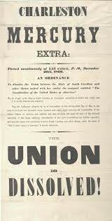 South Carolina Secedes