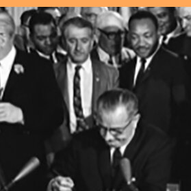 Aprobación de la ley de derechos civiles