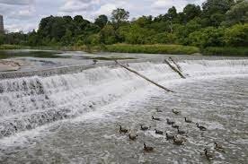 Weir constructed