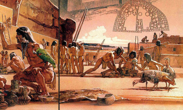 In the second major Anasazi cultural period
