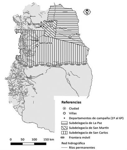 LA PROVINCIA DE MENDOZA SE DIVIDE EN DEPARTAMENTOS