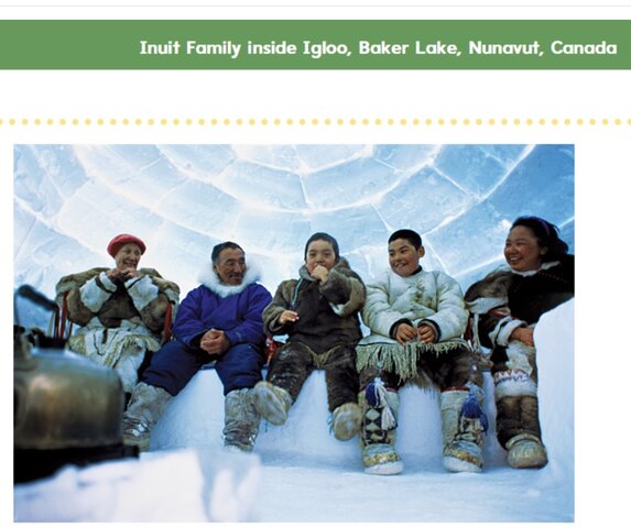 The Inuit settled in Alaska and Northern Canada as early as 3000 B.C.