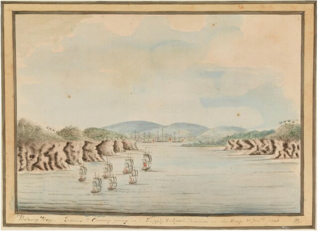 The First Fleet Arrive in Australia