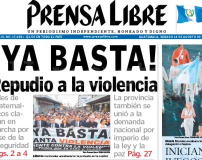Marcha contra la violencia