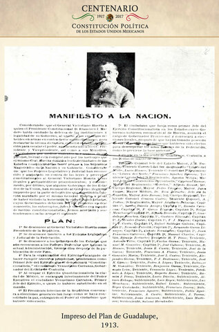 Carranza y el Plan de Guadalupe