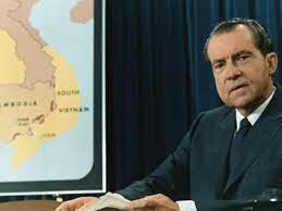 Nixon ordered troops to Cambodia