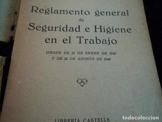 En España- Se aprueba el reglamento de seguridad e higiene en el trabajo