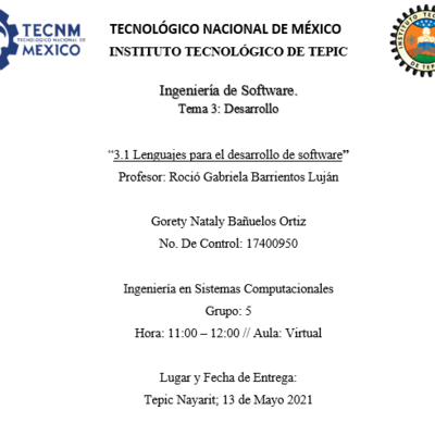 Timeline: Lenguajes para el Desarrollo de Software