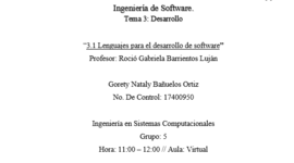 Timeline: Lenguajes para el Desarrollo de Software