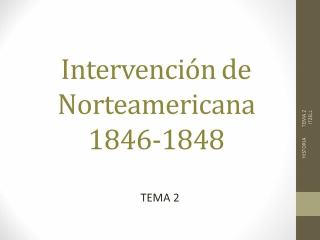 1ra. Intervención Norteamericana