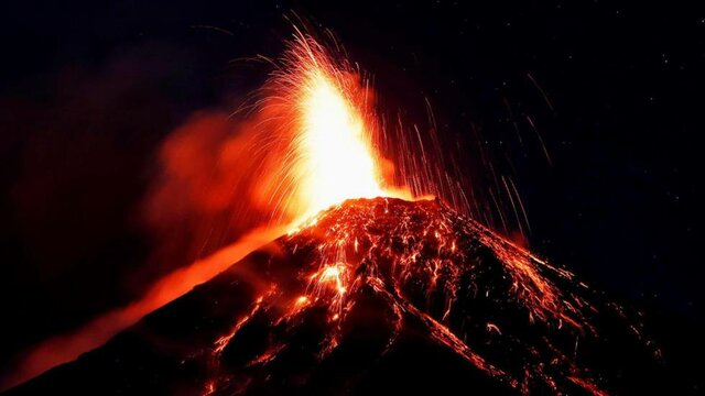 Erupción Volcán de Fuego