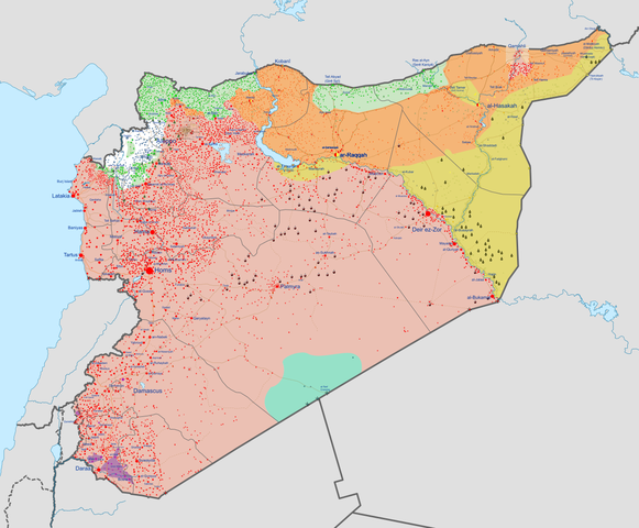la guerra civil Siria