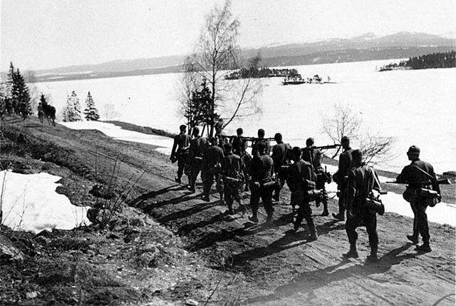 La invasión de Dinamarca y Noruega