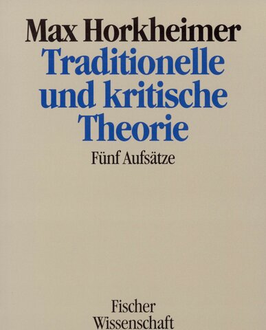 Événement: TheorieTraditionelle und kritische