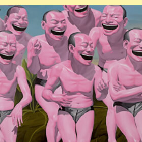 Yue Minjun Free and Leisure-10