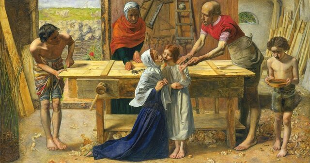 El Cristo en casa de sus padres