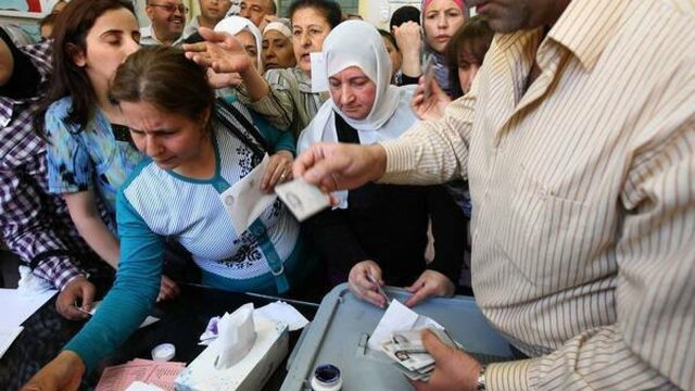 The opposition boycotts the Syrian legislative elections.