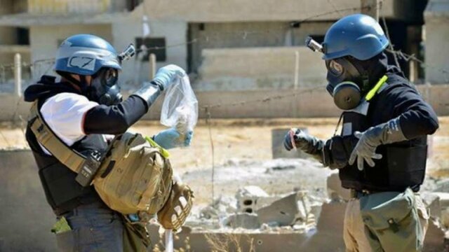 The UN confirms the use of chemical weapons in Syria, although it does not clarify by which side.